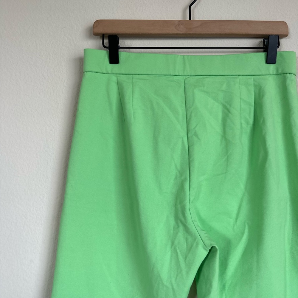 Zara Lime Green Cropped Pants - Picture 7 of 11